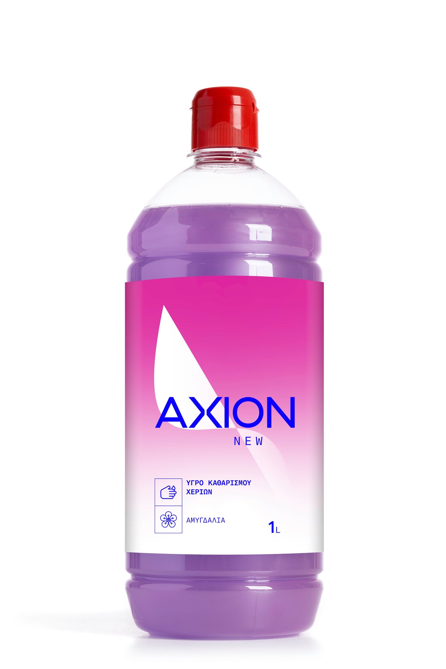 Axion Almond Blossom Cream Hand Soap 1L with Flip-Top Cap