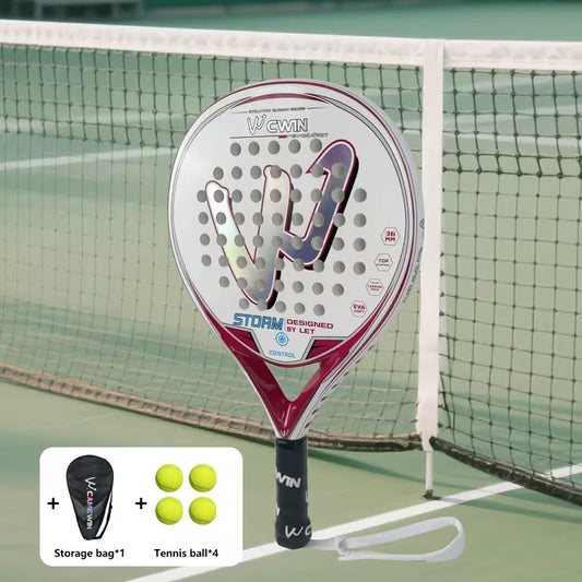 π₯ Premium Carbon Fiber Padel Racket Set β Ultimate Lightweight Performance - GREEN LIFE CYPRUS