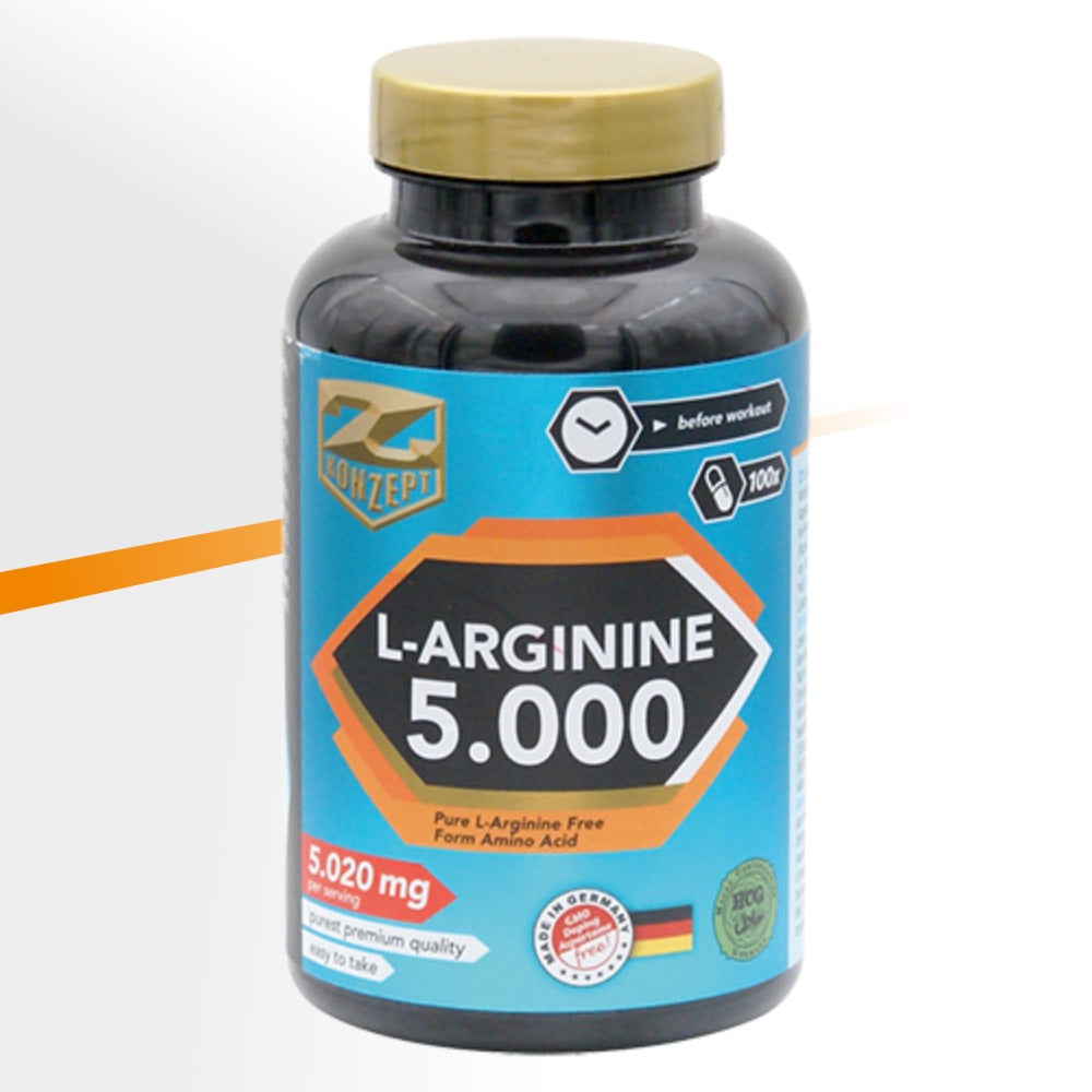 ZKONZEPT L-ARGININE 5,000 100 CAPSULES
