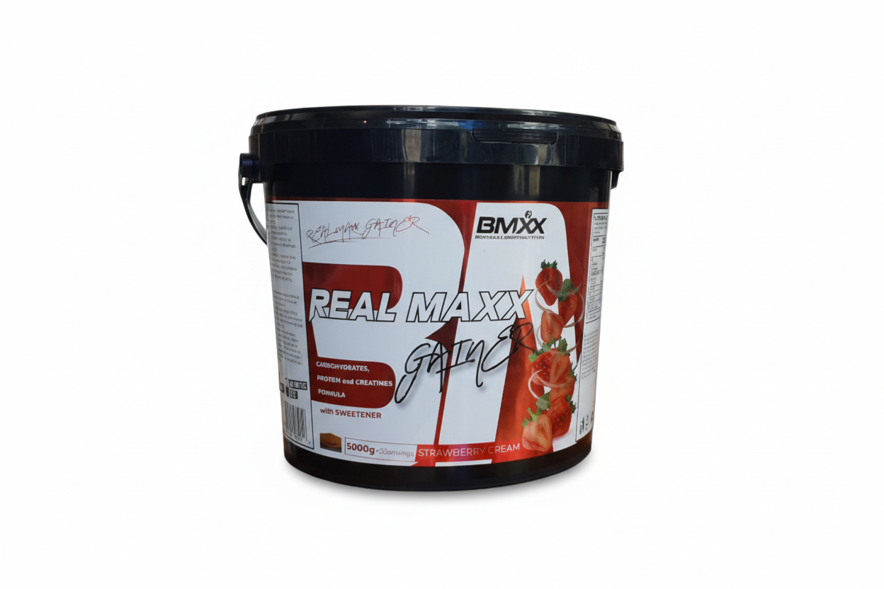 BMXX REAL MAXX GAINER 5KG STRAWBERRY CREAM