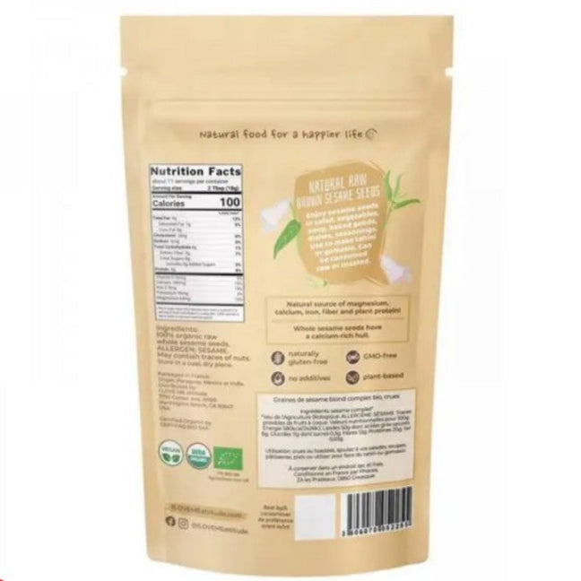I LOVE ME, Organic sesame seeds, 200g - GREEN LIFE CYPRUS