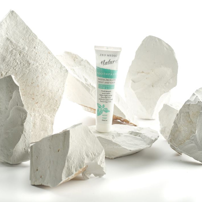 ๐ฟ ZEO-MEDIC Natural toothpaste with zeolite (peppermint & menthol) 75ml - GREEN LIFE CYPRUS