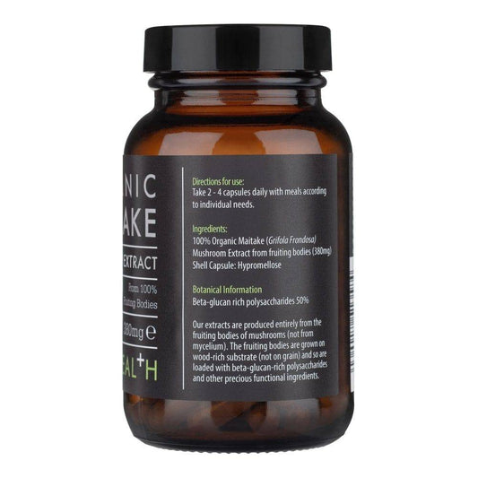 Kiki Health, Organic Maitake Mushroom Extract, 60 Vegicaps - GREEN LIFE CYPRUS