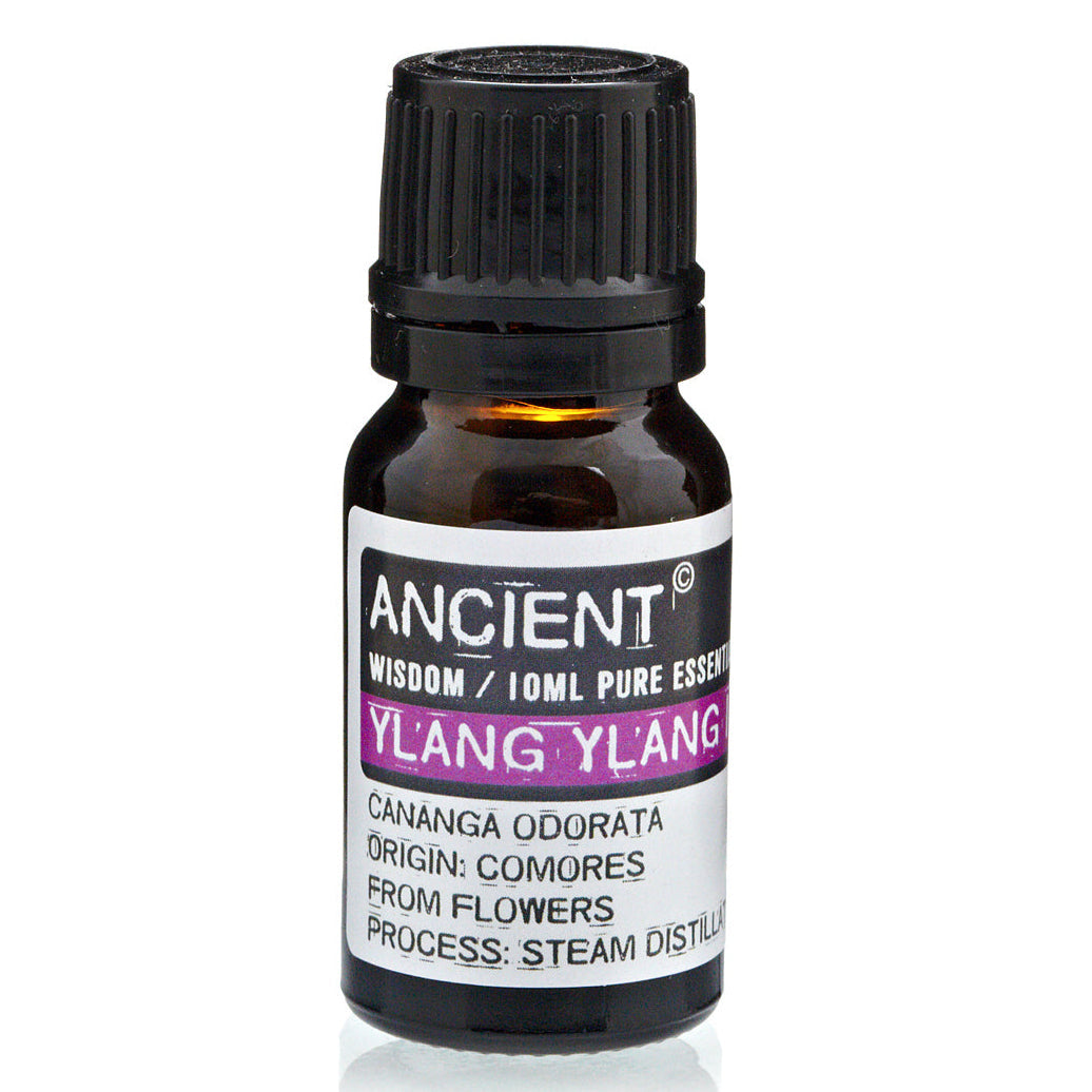 AW Gifts Ylang Ylang III essential oil in a 10ml bottle, ideal for skin care and aromatherapy uses.