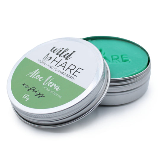 Wild Hare Solid Shampoo 60g - Aloe Vera - GREEN LIFE CYPRUS