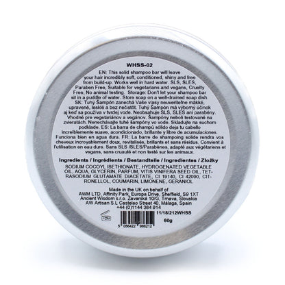 Wild Hare Solid Shampoo 60g - Aloe Vera - GREEN LIFE CYPRUS