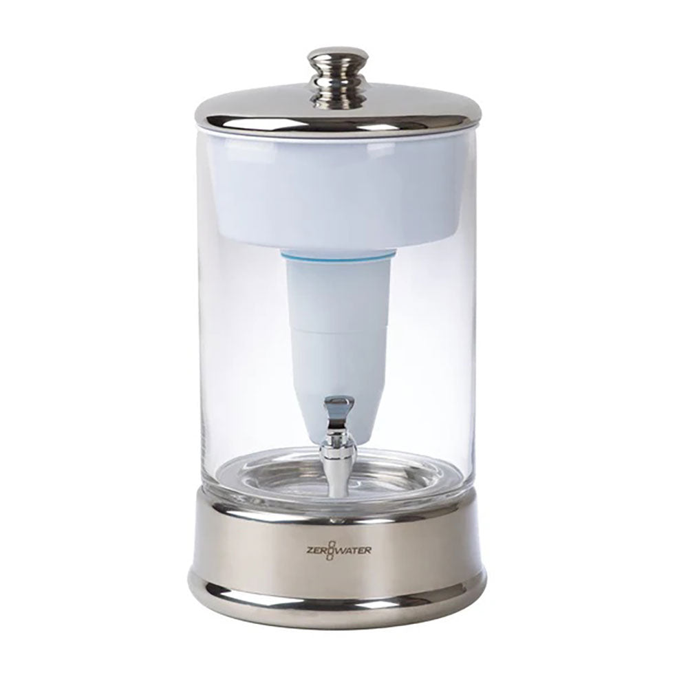 ZeroWater, 9 Liter Glass Water Filter Dispencer - GREEN LIFE CYPRUS