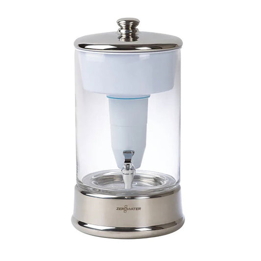 ZeroWater, 9 Liter Glass Water Filter Dispencer - GREEN LIFE CYPRUS