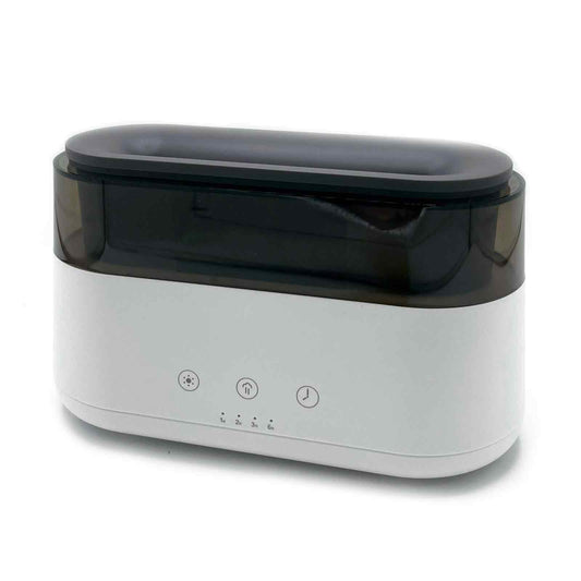 AW Gifts, Modern Aroma Diffuser - Led Clock - USB-C - Flame Effect - GREEN LIFE CYPRUS