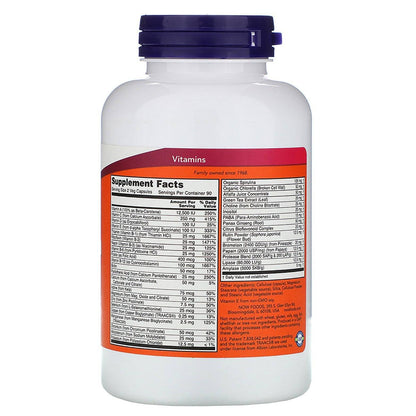 NOW Foods, EcoGreen, Iron-Free, Multi 180 capsules - GREEN LIFE CYPRUS