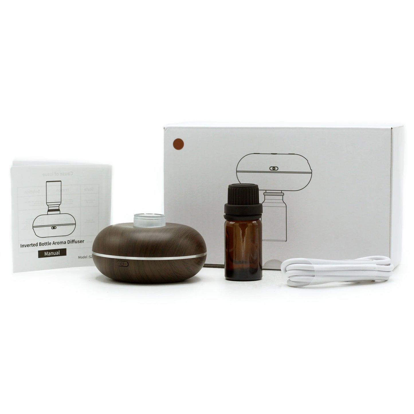 AW Gifts, Mini Single Waterless Oil Nebulizer - USB A to C - Motion Detector - GREEN LIFE CYPRUS