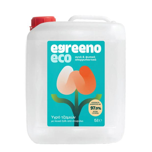 Egreeno Eco Glass Cleaner (White Grape Vinegar) – 5L