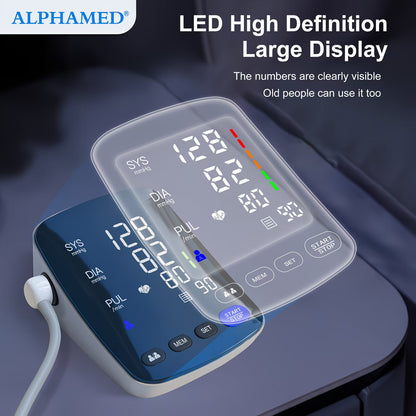 ALPHAMED Rechargeable Digital Blood Pressure Monitor