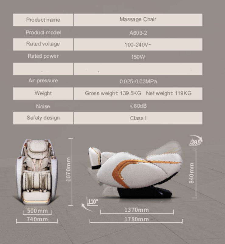 A-632 Massage Chair - GREEN LIFE CYPRUS