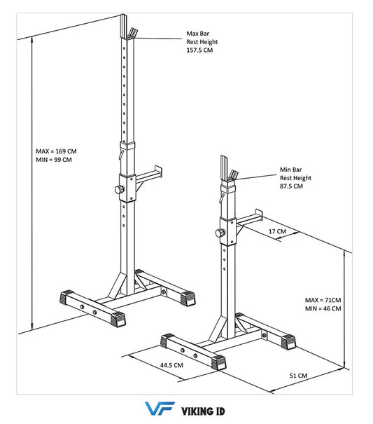 BR-25 Squat Stands & Barbell Rack – Strength Without Limits