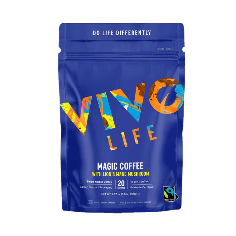 MAGIC ORGANIC COFFEE with Lion’s mane mushroom - Vivo Life - GREEN LIFE CYPRUS