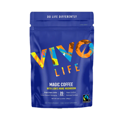 MAGIC ORGANIC COFFEE with Lion’s mane mushroom - Vivo Life - GREEN LIFE CYPRUS