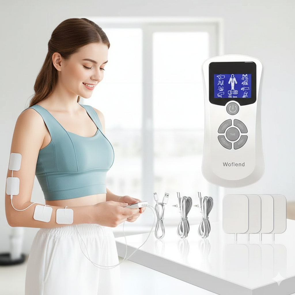 Rechargeable Adjustable Handheld Massager – Portable Pain Relief & Relaxation Device - GREEN LIFE CYPRUS