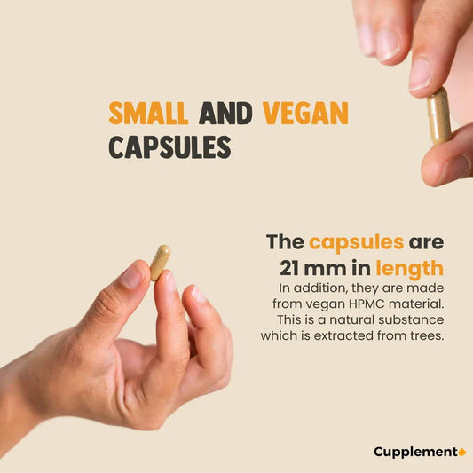 Cupplement, Chaga Extract Capsules 400 mg (60 capsules) - GREEN LIFE CYPRUS