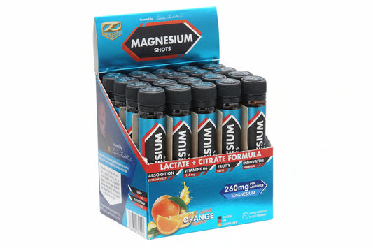 ZKONZEPT MAGNESIUM + B6 SHOTS 20 AMPOULES ORANGE