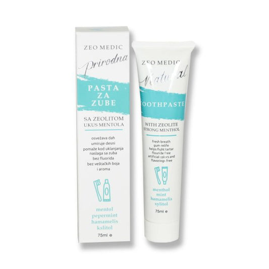ZEO-MEDIC Natural toothpaste with zeolite (peppermint & menthol) 75ml