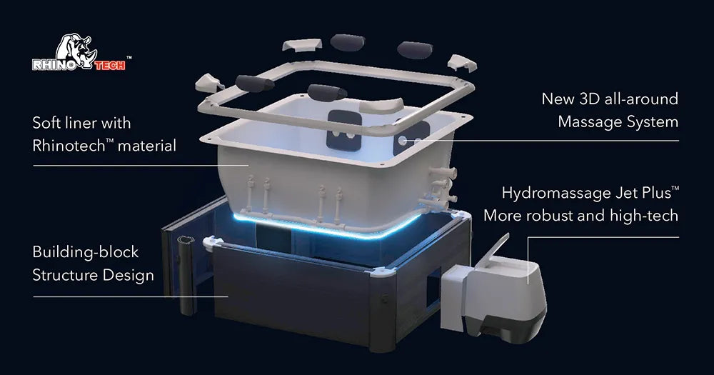 MSpa Oslo Sapphire Modular Outdoor Spa