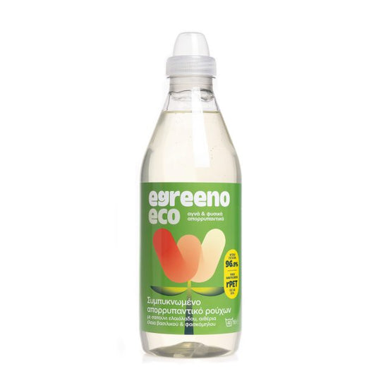 Egreeno Eco concentrated laundry detergent bottle with olive oil soap and essential oils, 1L for 40 washes.