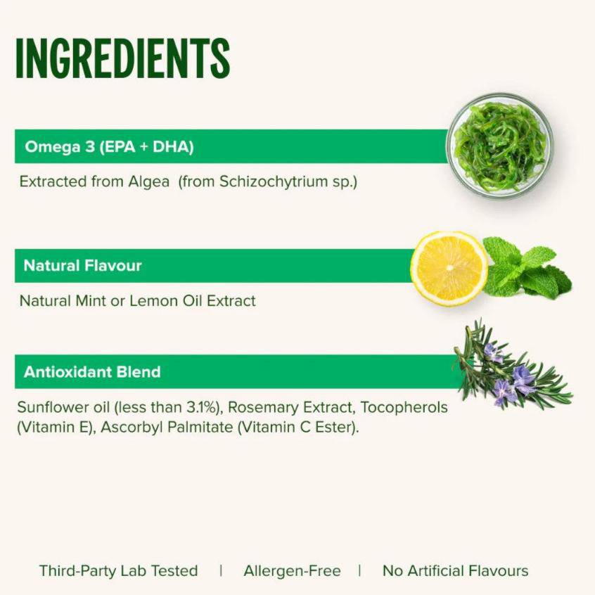 OMEGA 3- Plant Based - Vivo Life - GREEN LIFE CYPRUS