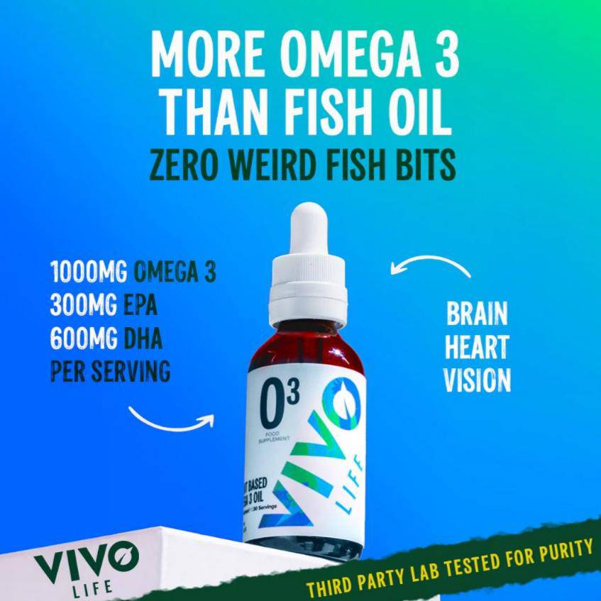 OMEGA 3- Plant Based - Vivo Life - GREEN LIFE CYPRUS