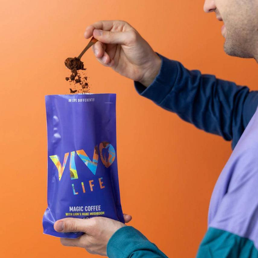 MAGIC ORGANIC COFFEE with Lion’s mane mushroom - Vivo Life - GREEN LIFE CYPRUS