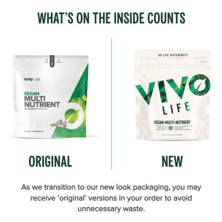 VEGAN MULTINUTRIENT & Mineral Supplement - Vivo Life - GREEN LIFE CYPRUS