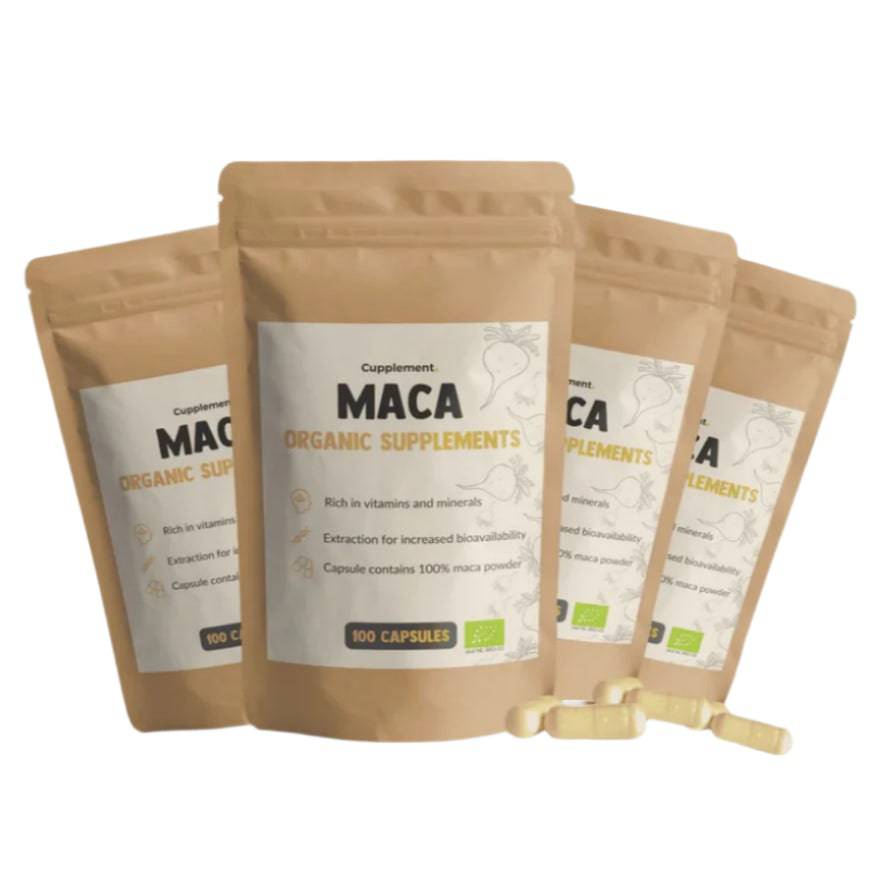 Cupplement, Maca Organic Capsules, 500 mg (100 capsules) - GREEN LIFE CYPRUS