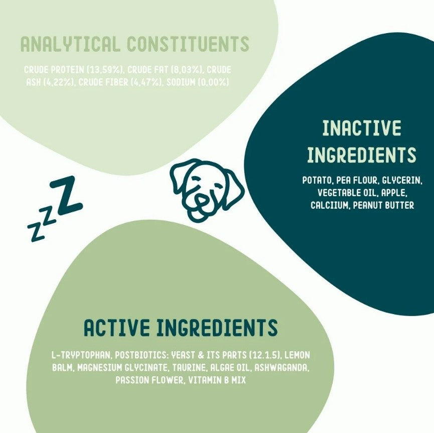 IMBY Calming dog product featuring a soothing formula for anxious pets in a clean, modern packaging design.