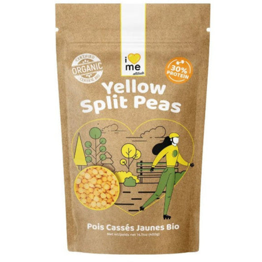 I LOVE ME, Organic yellow split peas, 400g - GREEN LIFE CYPRUS