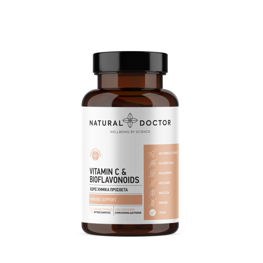 Natural Doctor, Vitamin C & Bioflavonoids, 90 Caps - GREEN LIFE CYPRUS