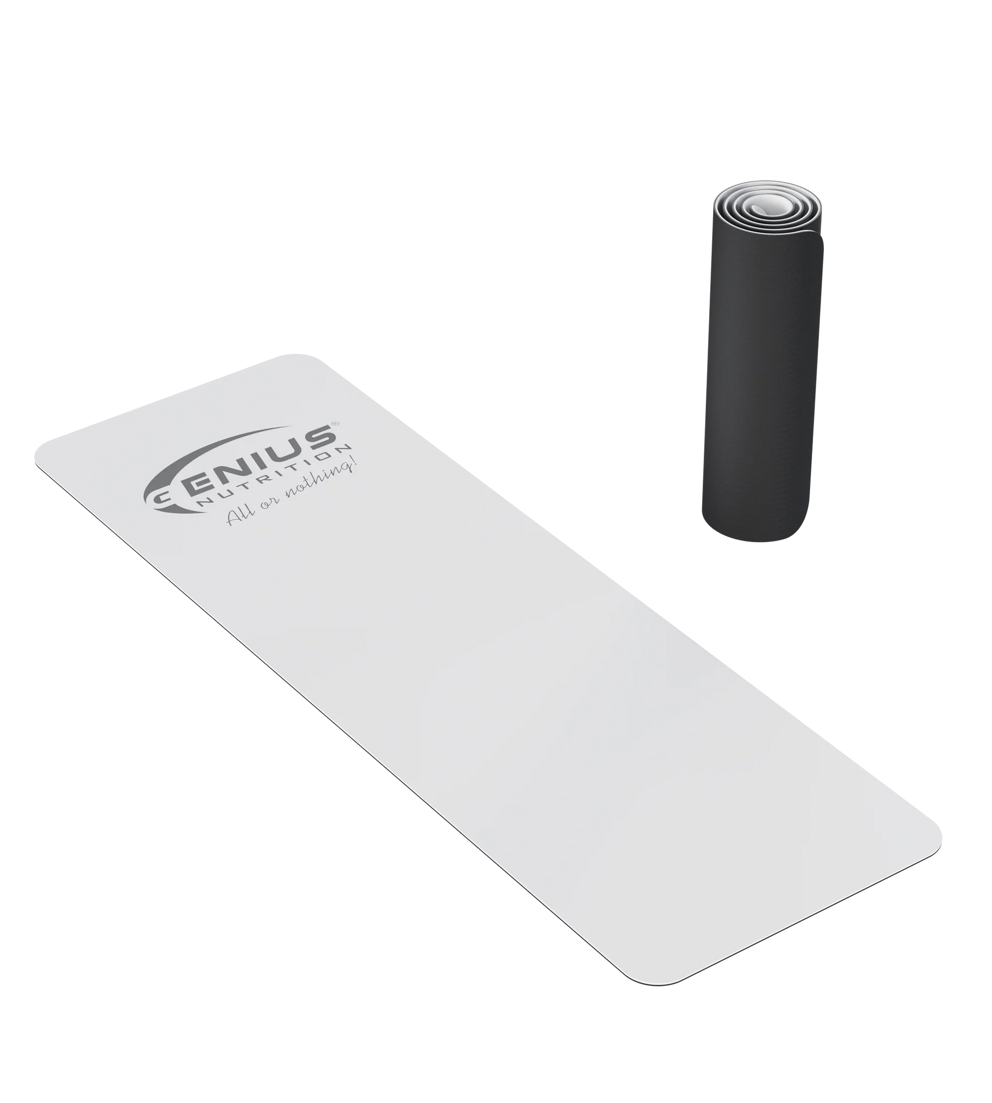 White GN® Yoga Mat PU accessory featuring a textured surface for comfortable yoga practice and enhanced grip.
