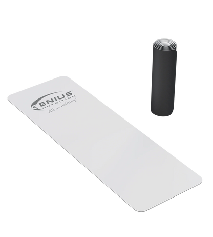 White GN® Yoga Mat PU accessory featuring a textured surface for comfortable yoga practice and enhanced grip.