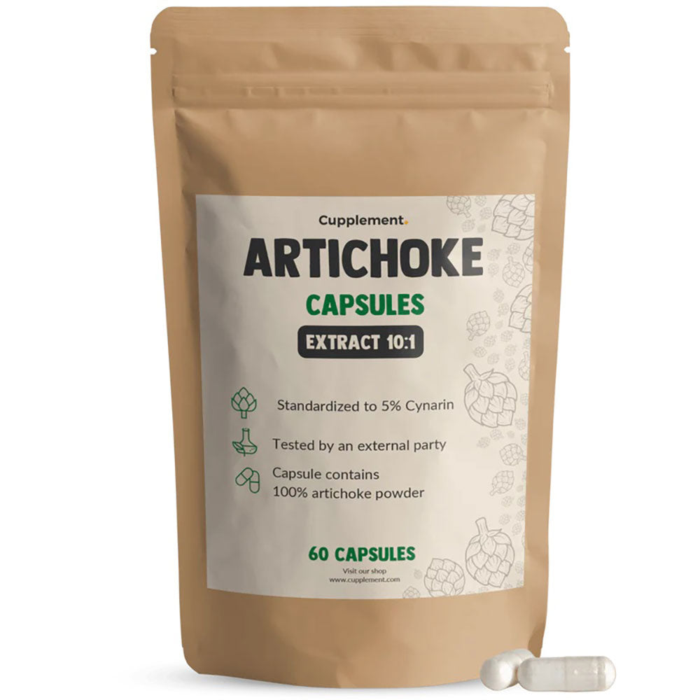 Cupplement, Artichoke Extract, 60 Capsules - GREEN LIFE CYPRUS