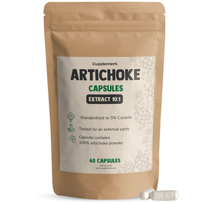 Cupplement, Artichoke Extract, 60 Capsules - GREEN LIFE CYPRUS