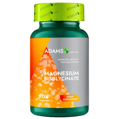 Adams Supplements, Magnesium Bisglycinate, 800mg - GREEN LIFE CYPRUS