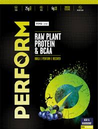 PERFORM Raw Plant Protein & BCAA (7 Servings) - Vivo Life - GREEN LIFE CYPRUS