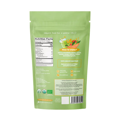 I LOVE ME, Organic Barley Grass Powder, 200g - GREEN LIFE CYPRUS