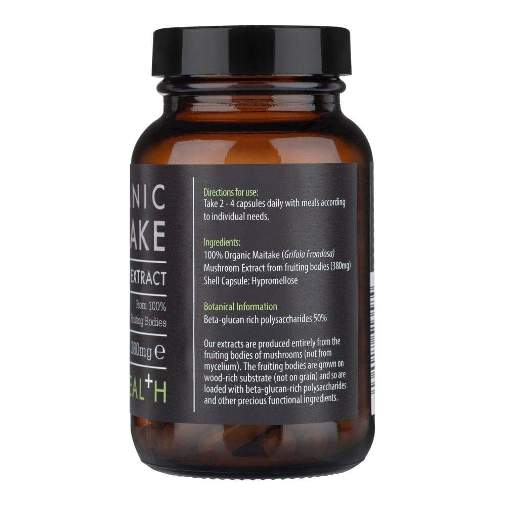 Kiki Health, Organic Maitake Mushroom Extract, 60 Vegicaps - GREEN LIFE CYPRUS