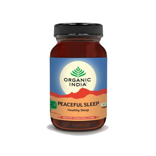Organic India, BIO Peaceful Sleep, 90 Capsules - GREEN LIFE CYPRUS