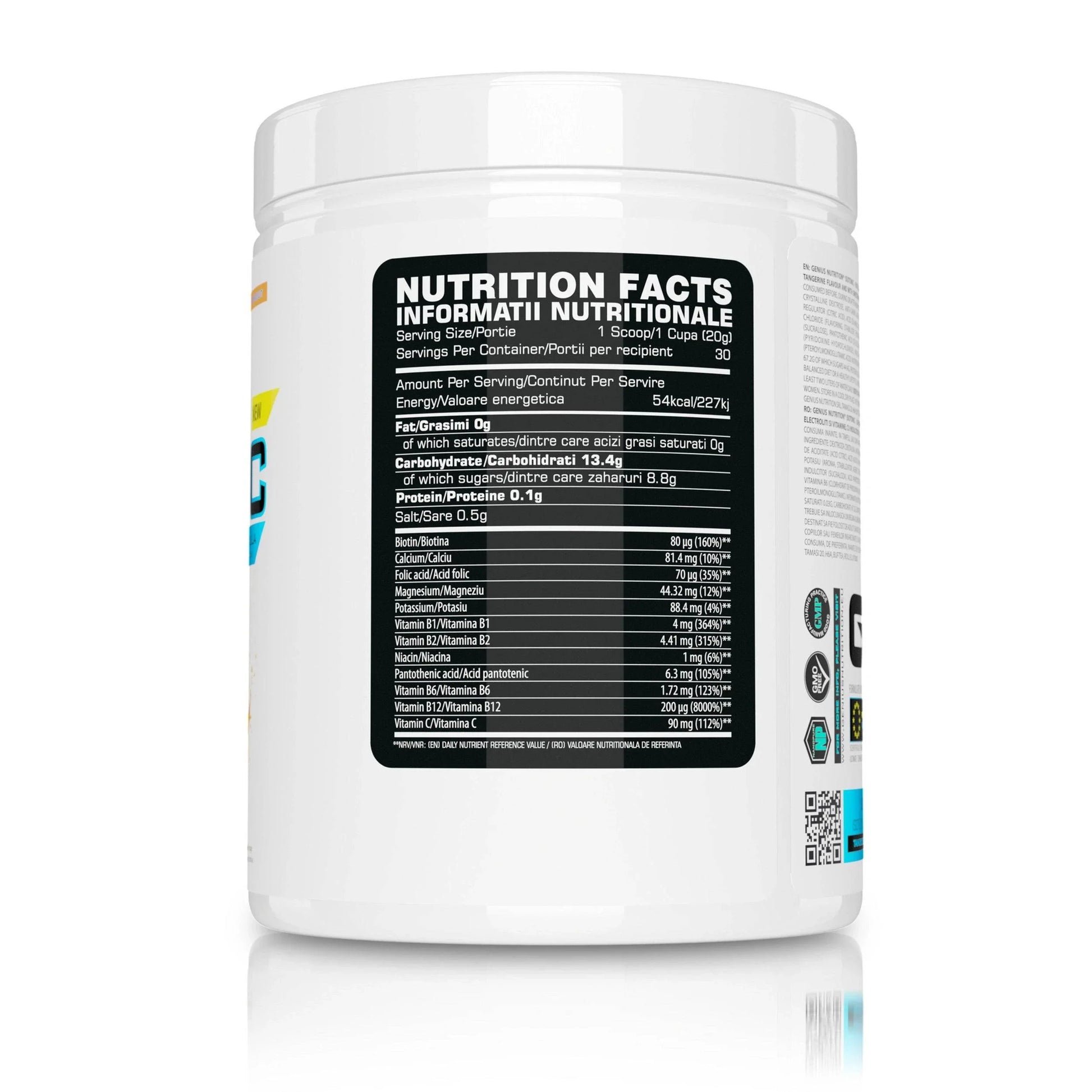 ISOTONIC 600G/30SERV, Genius Nutrition - GREEN LIFE CYPRUS