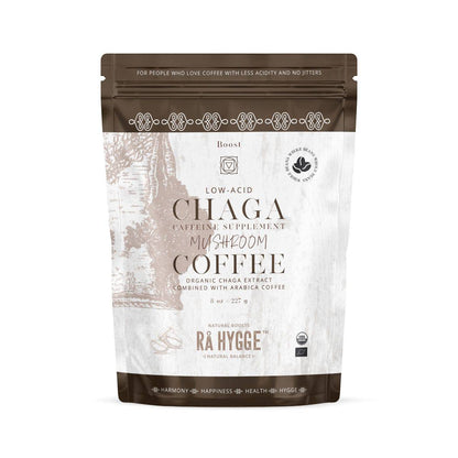 Rå Hygge, BIO Chaga Mushroom Coffee, Whole Beans, 227g - GREEN LIFE CYPRUS