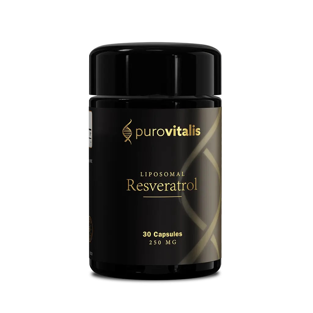 Liposomal Trans-Resveratrol 240mg, 30 Vegan Capsules - Purovitalis - GREEN LIFE CYPRUS
