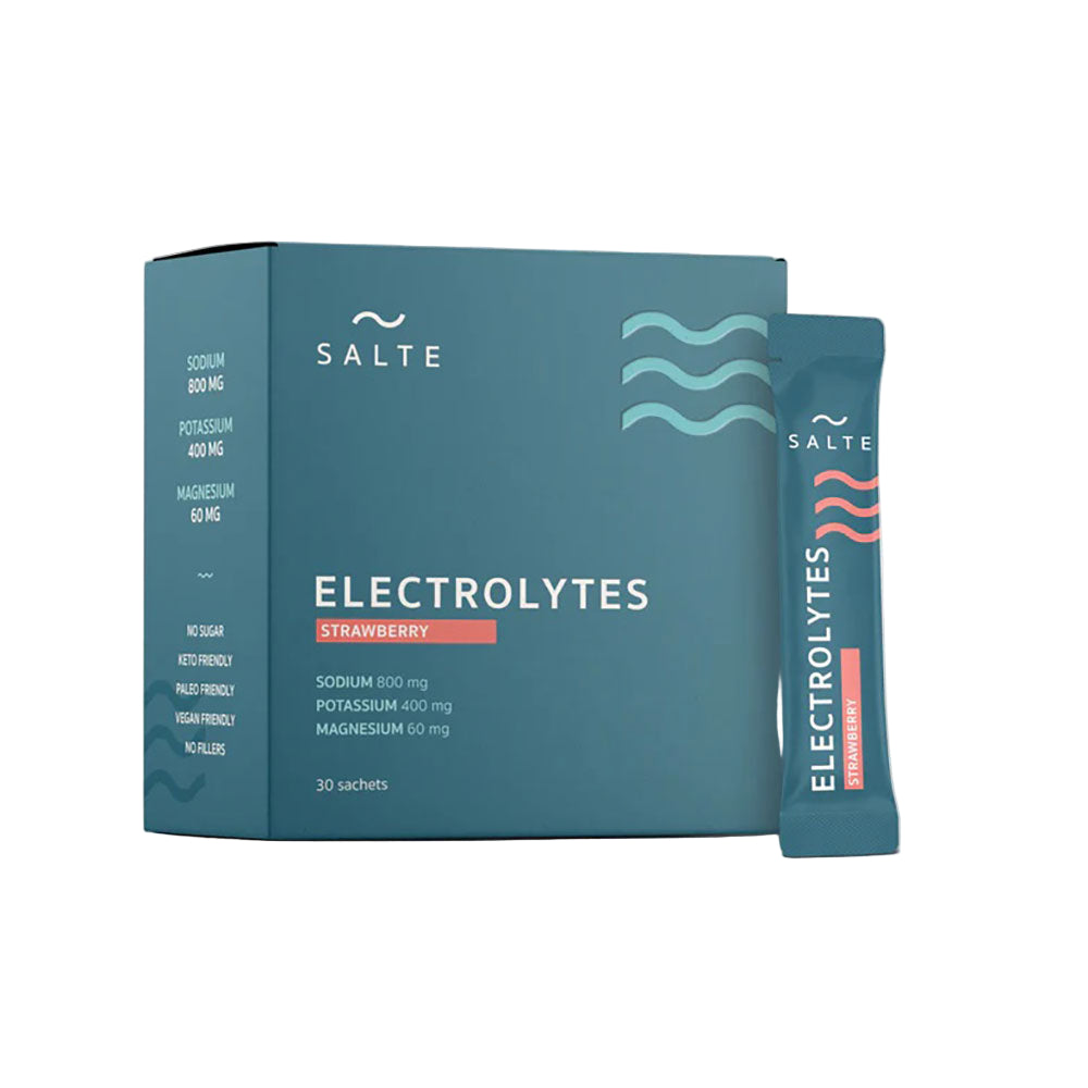 Salte, Performance Electrolytes, Strawberry Flavor, 30 Sachets - GREEN LIFE CYPRUS
