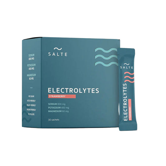 Salte, Performance Electrolytes, Strawberry Flavor, 30 Sachets - GREEN LIFE CYPRUS