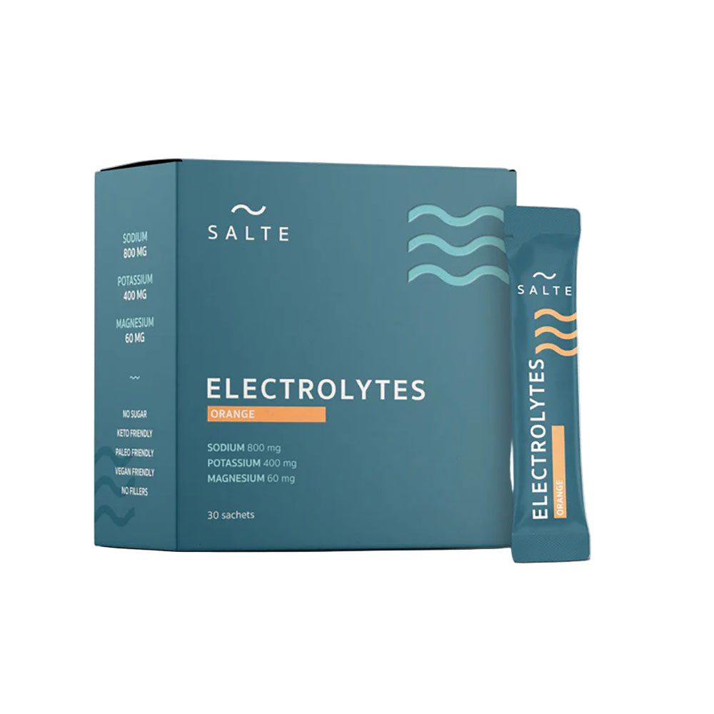 Salte, Performance Electrolytes, Orange Flavor, 30 Sachets - GREEN LIFE CYPRUS